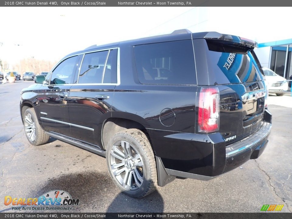 2018 GMC Yukon Denali 4WD Onyx Black / Cocoa/Shale Photo #4