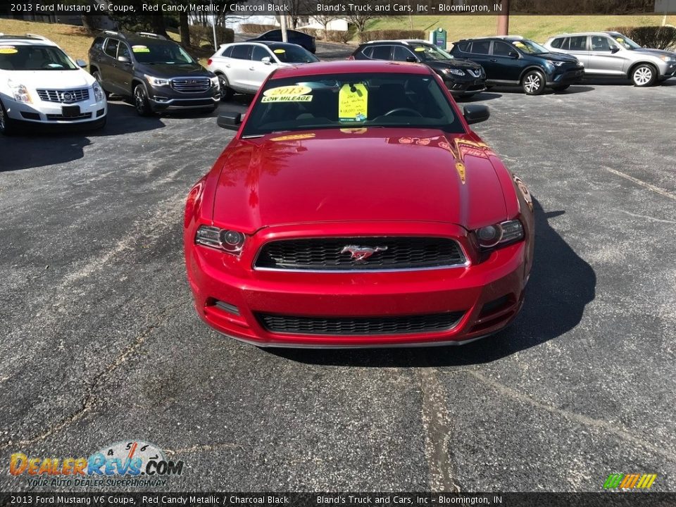 2013 Ford Mustang V6 Coupe Red Candy Metallic / Charcoal Black Photo #3