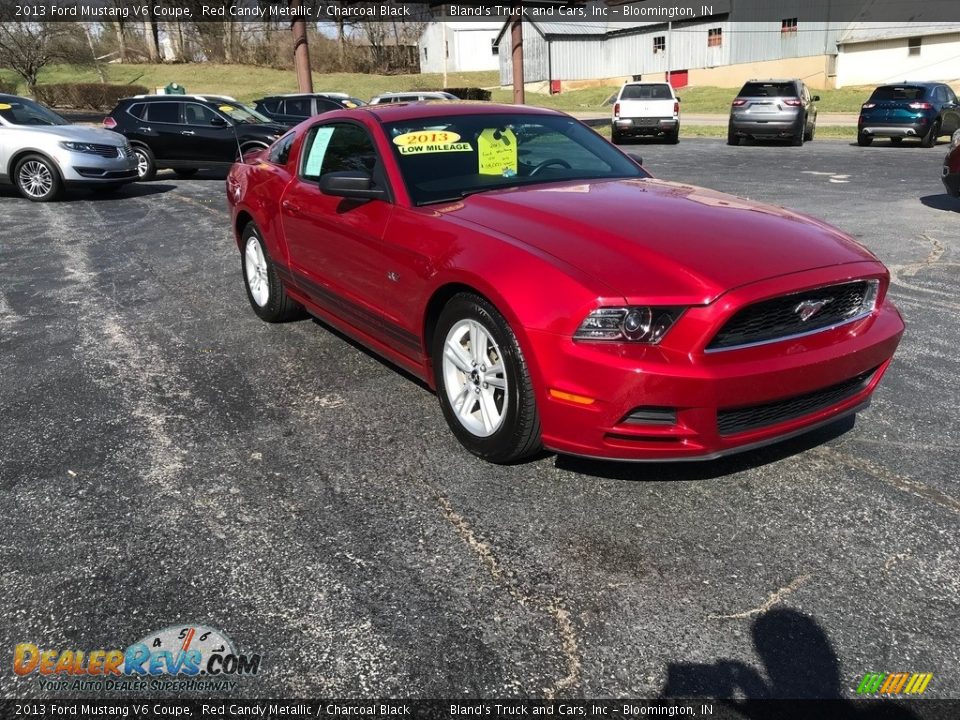 2013 Ford Mustang V6 Coupe Red Candy Metallic / Charcoal Black Photo #4