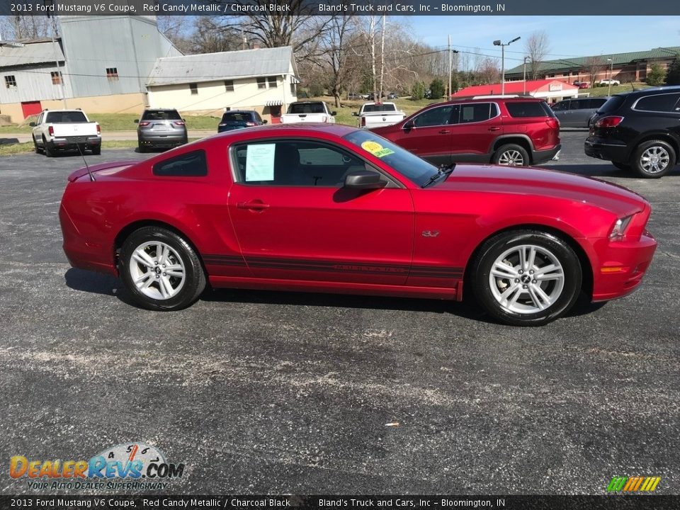 2013 Ford Mustang V6 Coupe Red Candy Metallic / Charcoal Black Photo #5