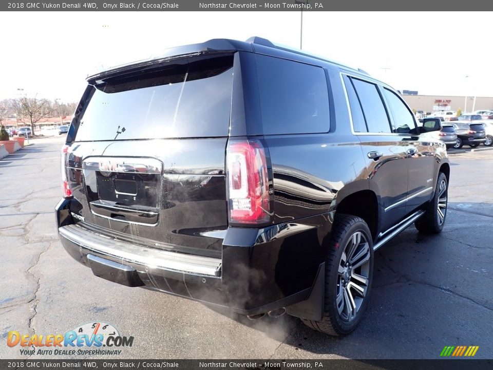 2018 GMC Yukon Denali 4WD Onyx Black / Cocoa/Shale Photo #8