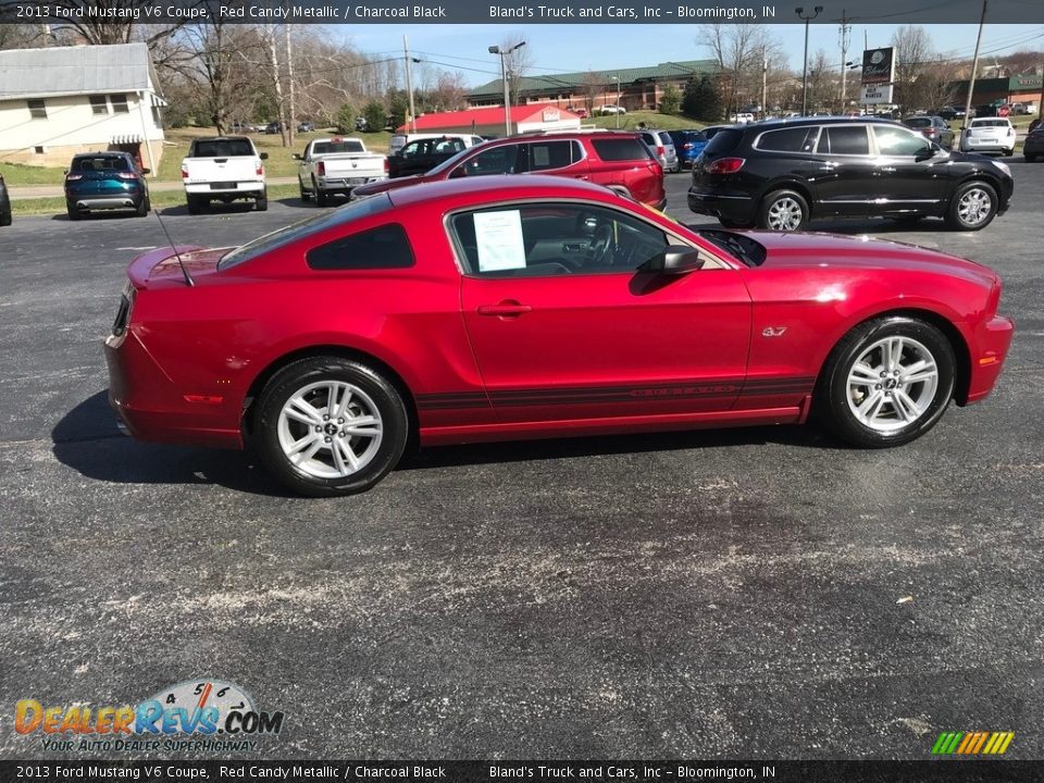 2013 Ford Mustang V6 Coupe Red Candy Metallic / Charcoal Black Photo #7