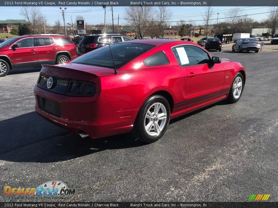 2013 Ford Mustang V6 Coupe Red Candy Metallic / Charcoal Black Photo #8