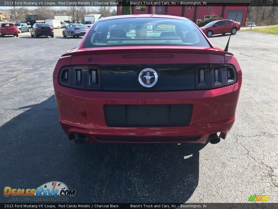 2013 Ford Mustang V6 Coupe Red Candy Metallic / Charcoal Black Photo #9