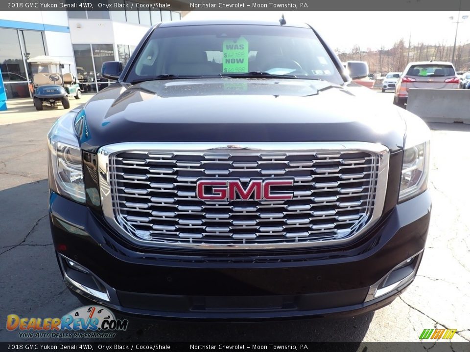 2018 GMC Yukon Denali 4WD Onyx Black / Cocoa/Shale Photo #12