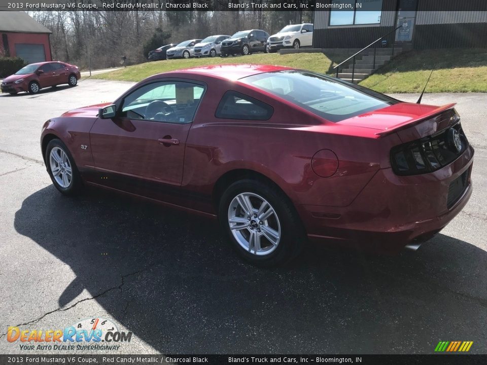 2013 Ford Mustang V6 Coupe Red Candy Metallic / Charcoal Black Photo #10