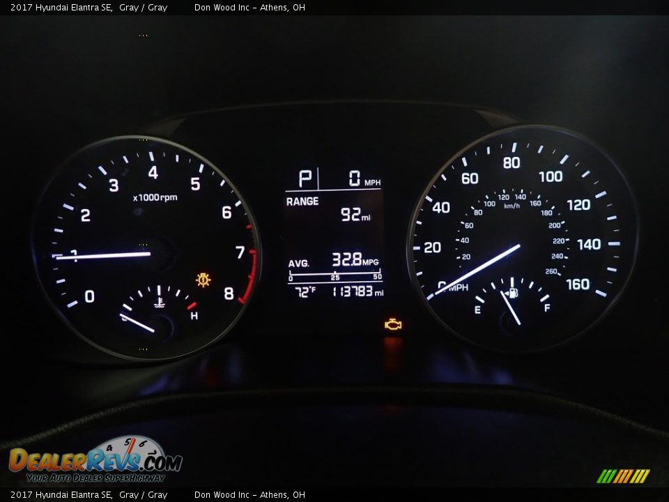 2017 Hyundai Elantra SE Gray / Gray Photo #25