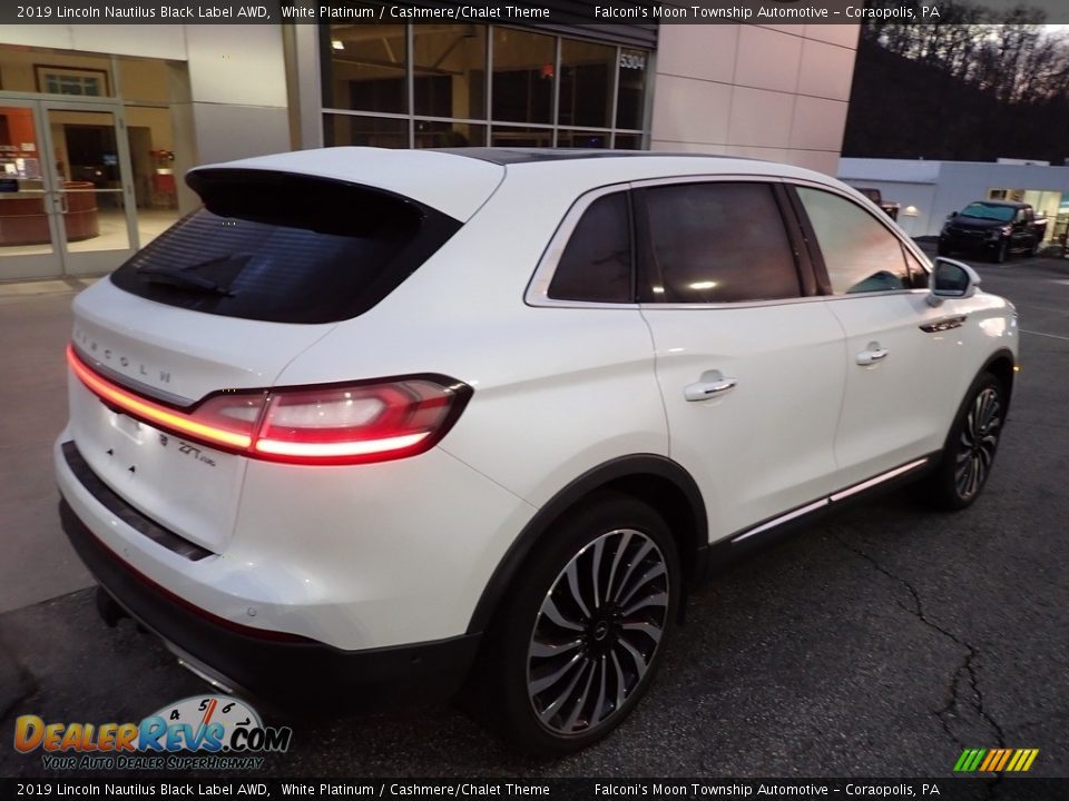 2019 Lincoln Nautilus Black Label AWD White Platinum / Cashmere/Chalet Theme Photo #2