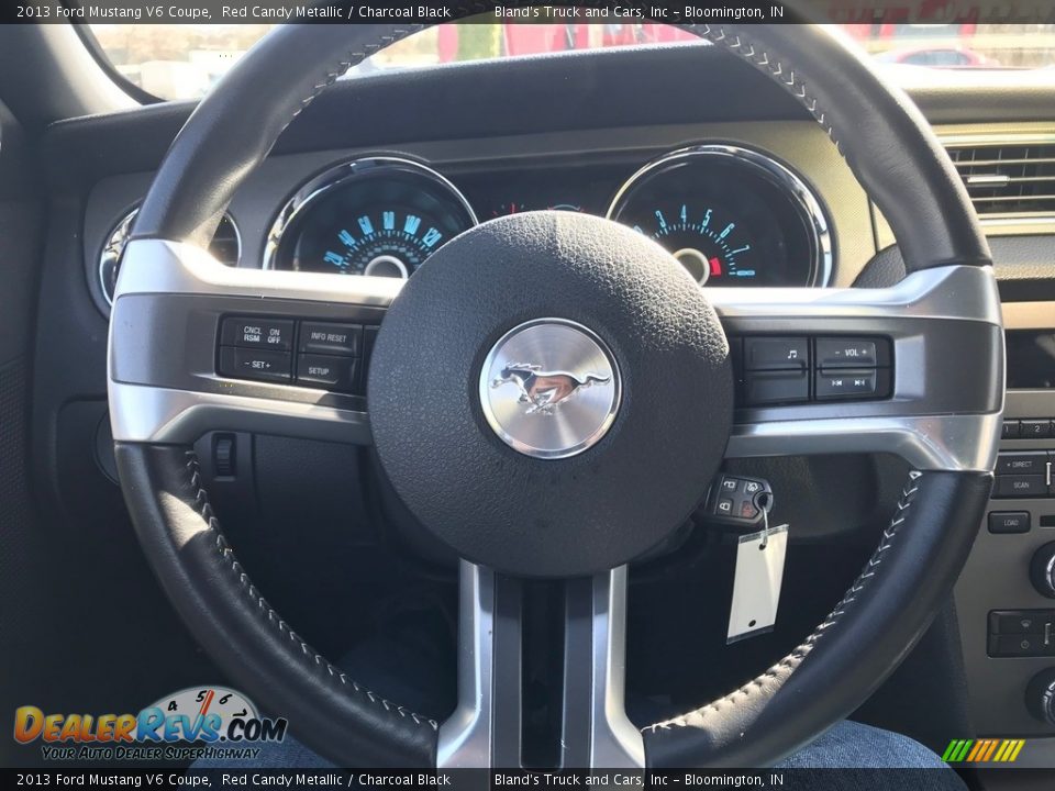 2013 Ford Mustang V6 Coupe Red Candy Metallic / Charcoal Black Photo #19