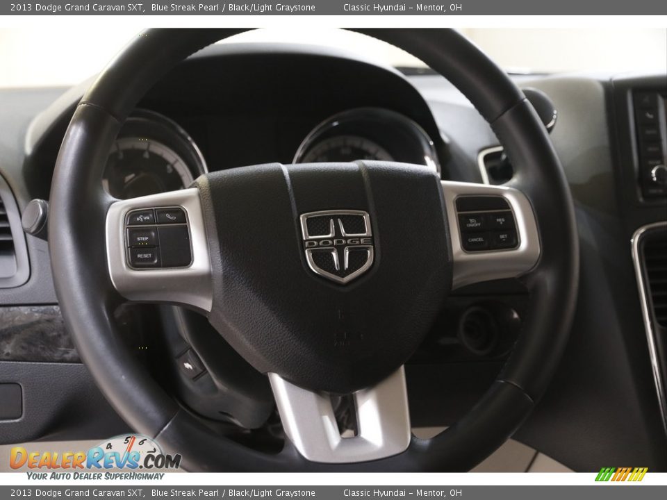 2013 Dodge Grand Caravan SXT Blue Streak Pearl / Black/Light Graystone Photo #7
