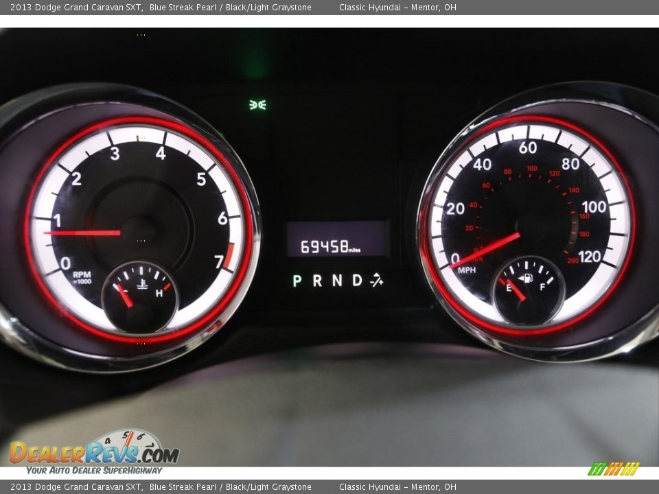 2013 Dodge Grand Caravan SXT Blue Streak Pearl / Black/Light Graystone Photo #8
