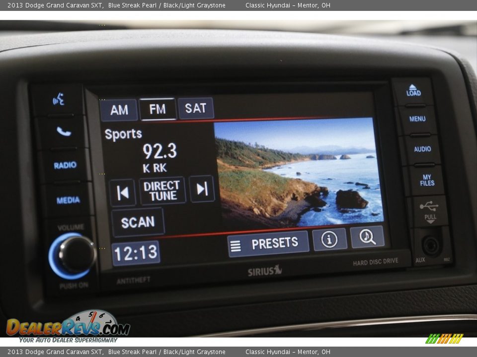 2013 Dodge Grand Caravan SXT Blue Streak Pearl / Black/Light Graystone Photo #10