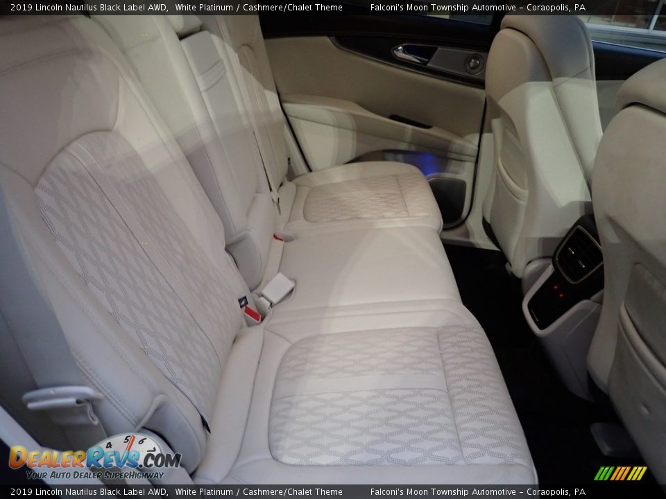 Rear Seat of 2019 Lincoln Nautilus Black Label AWD Photo #15
