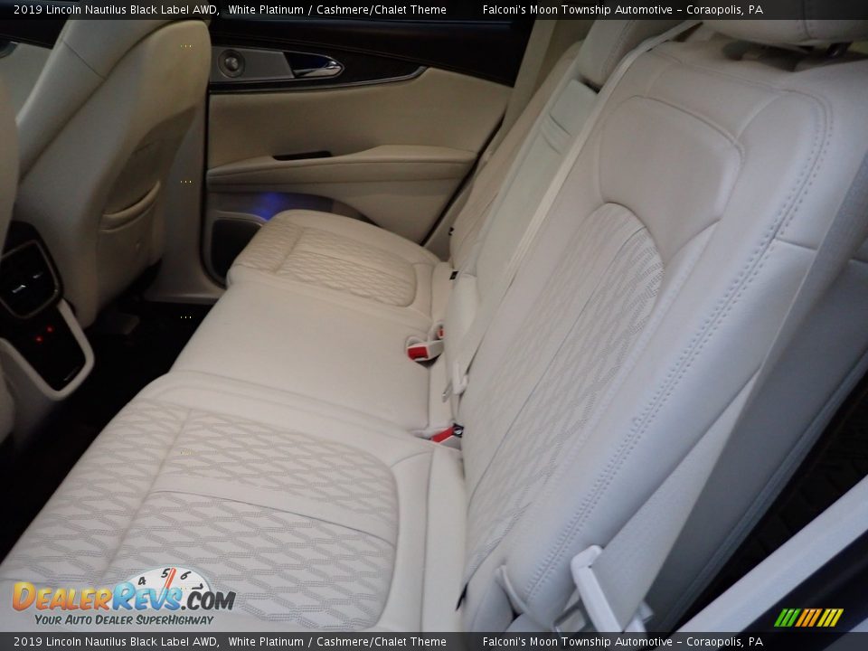 Rear Seat of 2019 Lincoln Nautilus Black Label AWD Photo #17
