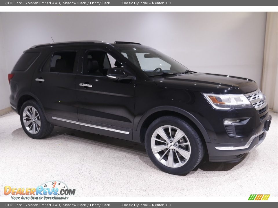 2018 Ford Explorer Limited 4WD Shadow Black / Ebony Black Photo #1