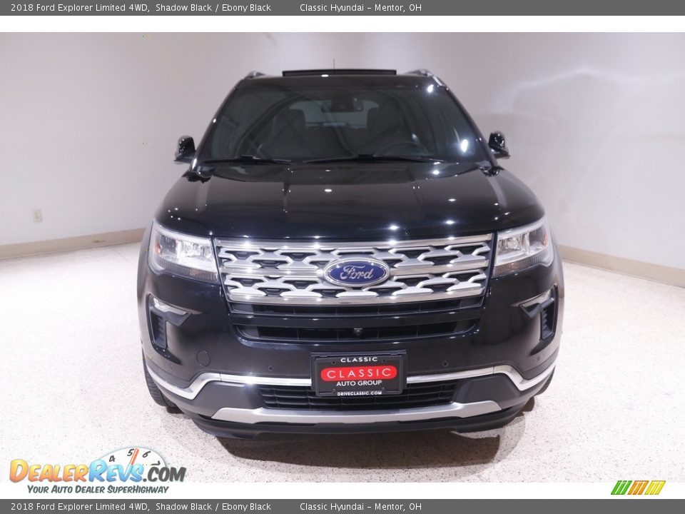 2018 Ford Explorer Limited 4WD Shadow Black / Ebony Black Photo #2