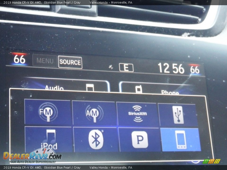 2019 Honda CR-V EX AWD Obsidian Blue Pearl / Gray Photo #18
