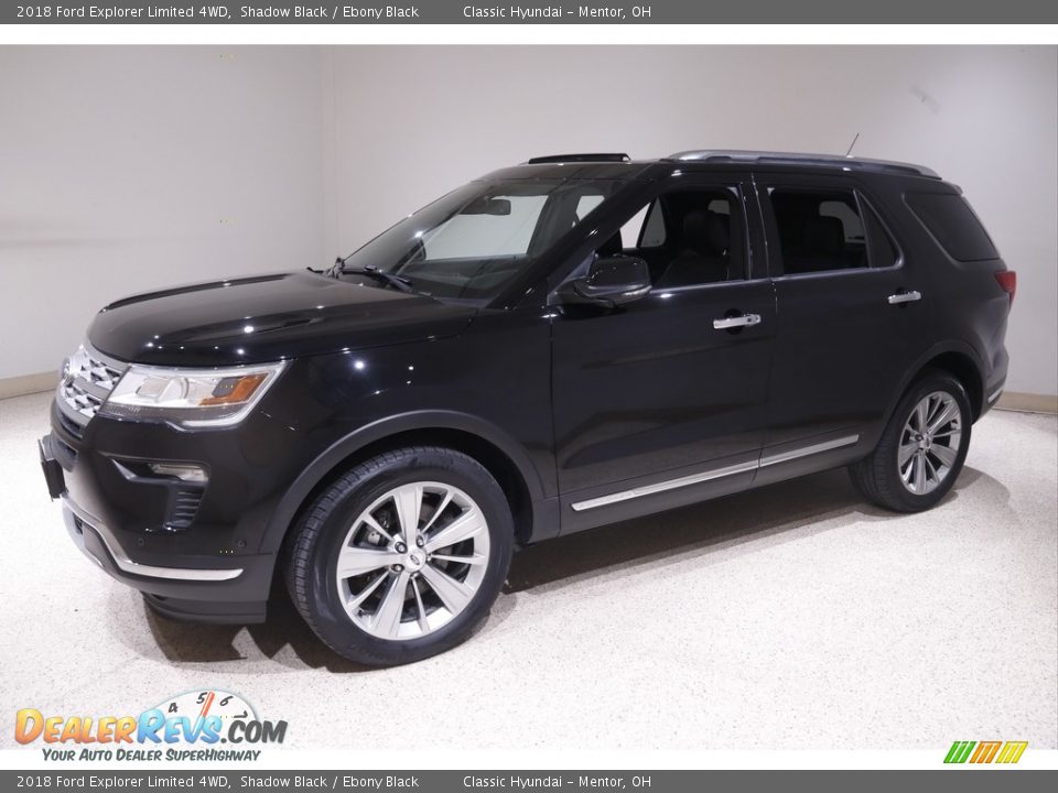 2018 Ford Explorer Limited 4WD Shadow Black / Ebony Black Photo #3