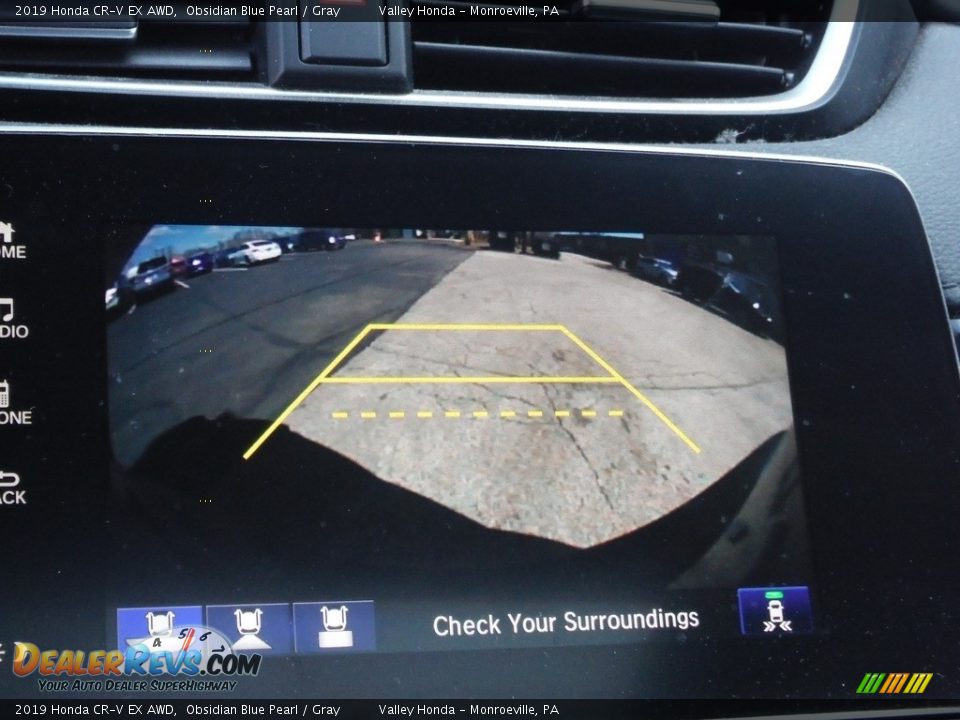 2019 Honda CR-V EX AWD Obsidian Blue Pearl / Gray Photo #19