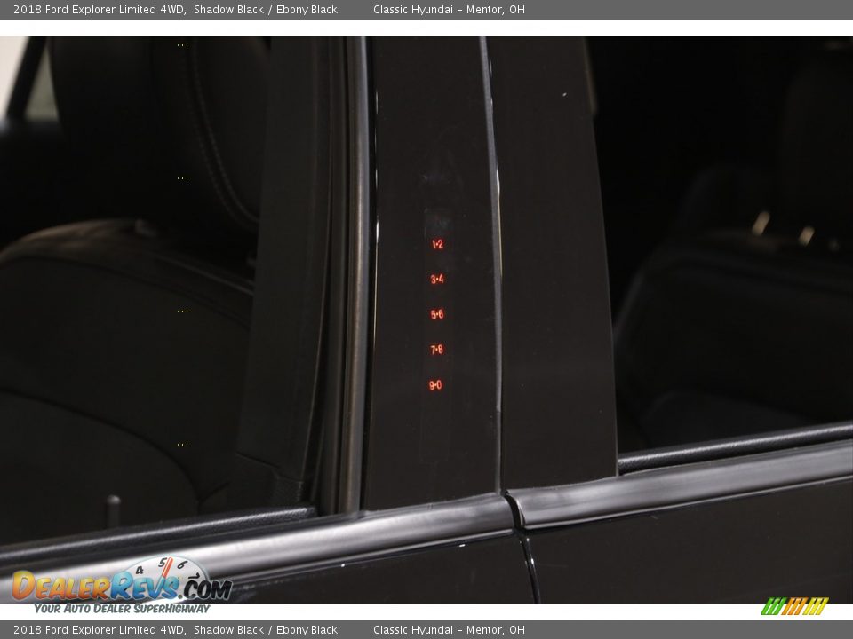 2018 Ford Explorer Limited 4WD Shadow Black / Ebony Black Photo #4
