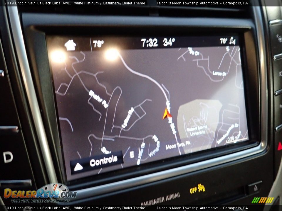 Navigation of 2019 Lincoln Nautilus Black Label AWD Photo #25