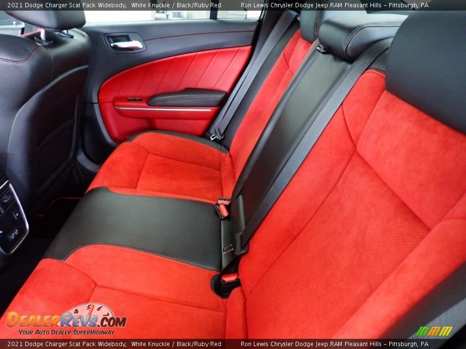 Rear Seat of 2021 Dodge Charger Scat Pack Widebody Photo #13