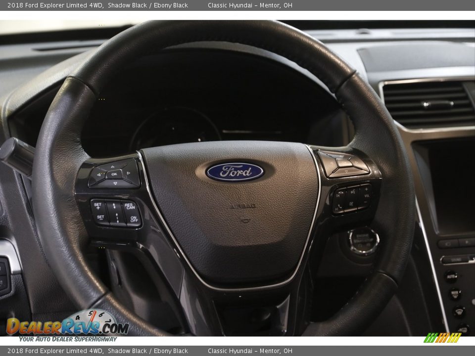 2018 Ford Explorer Limited 4WD Shadow Black / Ebony Black Photo #8