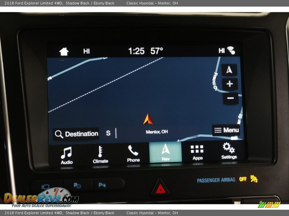 2018 Ford Explorer Limited 4WD Shadow Black / Ebony Black Photo #11