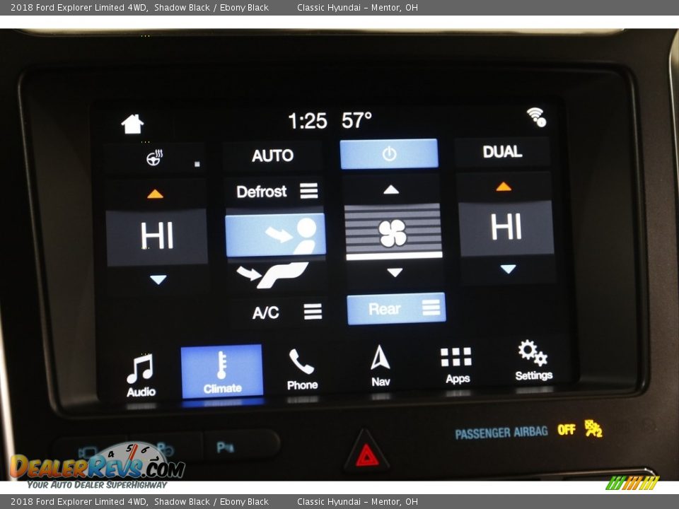 2018 Ford Explorer Limited 4WD Shadow Black / Ebony Black Photo #12