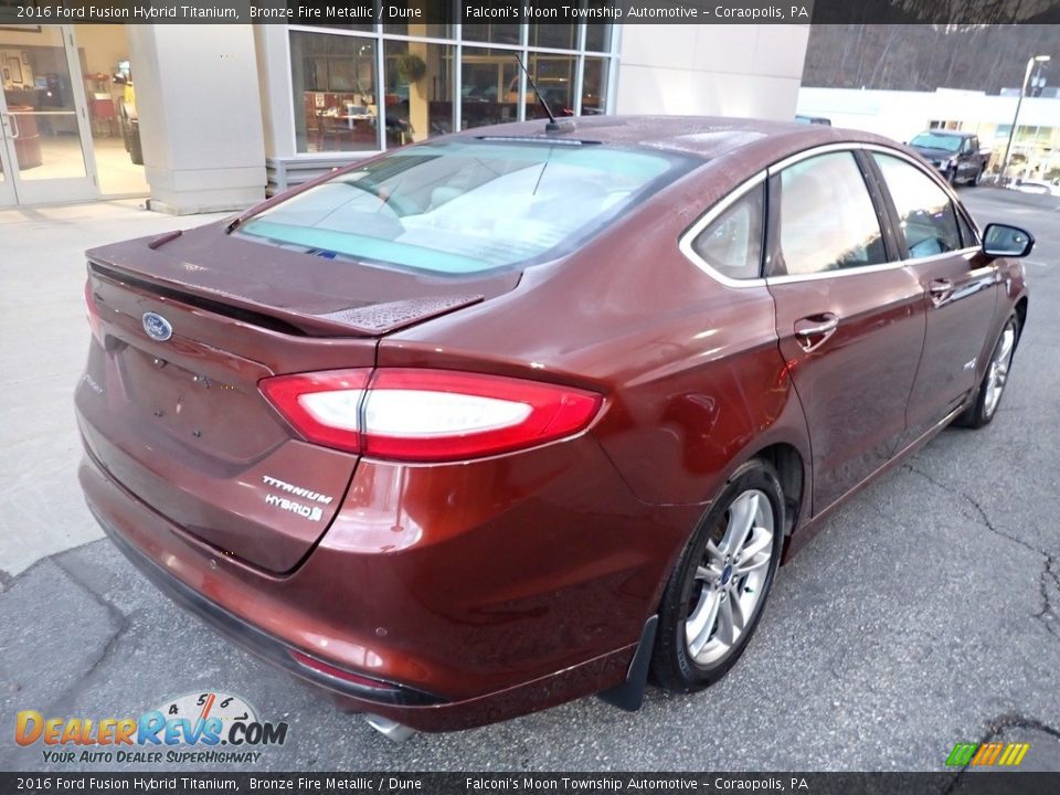 2016 Ford Fusion Hybrid Titanium Bronze Fire Metallic / Dune Photo #2