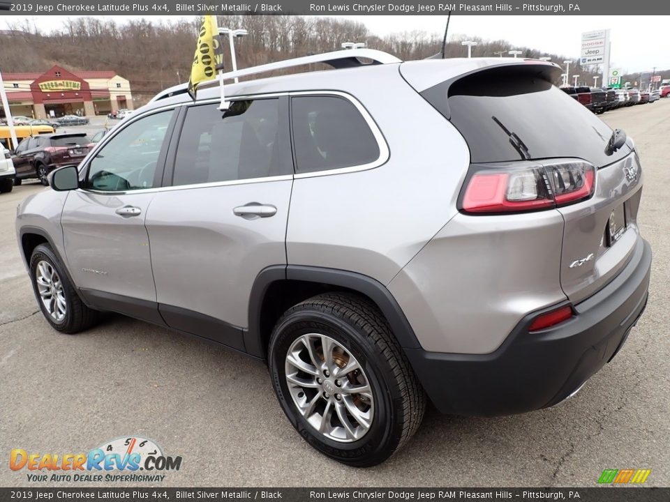 2019 Jeep Cherokee Latitude Plus 4x4 Billet Silver Metallic / Black Photo #3