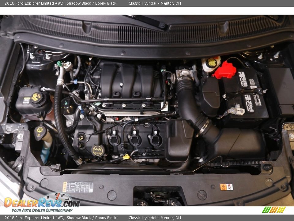 2018 Ford Explorer Limited 4WD Shadow Black / Ebony Black Photo #21