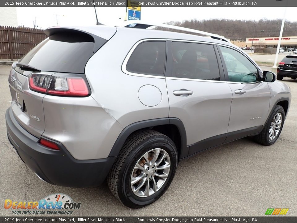 2019 Jeep Cherokee Latitude Plus 4x4 Billet Silver Metallic / Black Photo #6