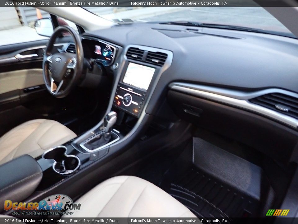 Dashboard of 2016 Ford Fusion Hybrid Titanium Photo #12
