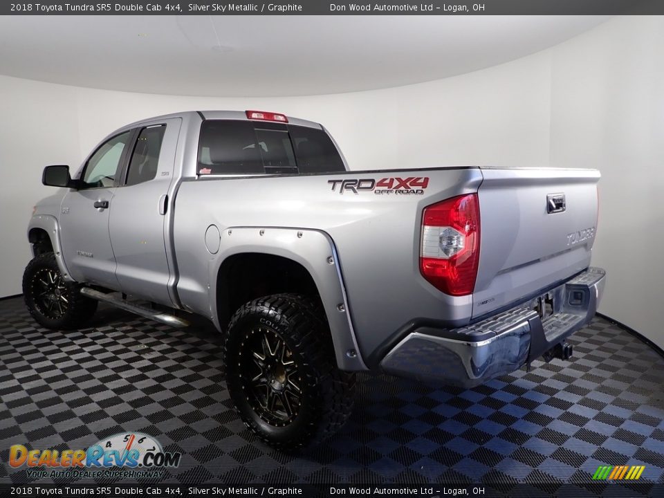 2018 Toyota Tundra SR5 Double Cab 4x4 Silver Sky Metallic / Graphite Photo #8