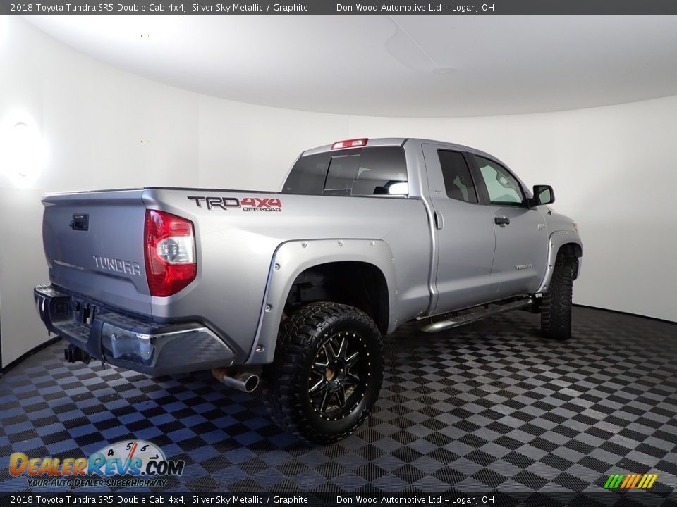 2018 Toyota Tundra SR5 Double Cab 4x4 Silver Sky Metallic / Graphite Photo #11