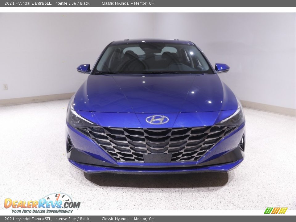2021 Hyundai Elantra SEL Intense Blue / Black Photo #2