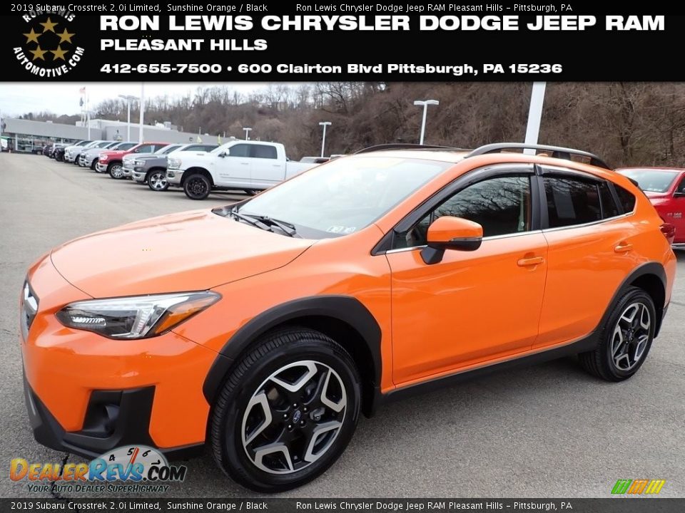 2019 Subaru Crosstrek 2.0i Limited Sunshine Orange / Black Photo #1