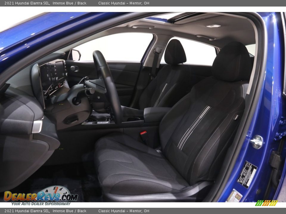 2021 Hyundai Elantra SEL Intense Blue / Black Photo #5