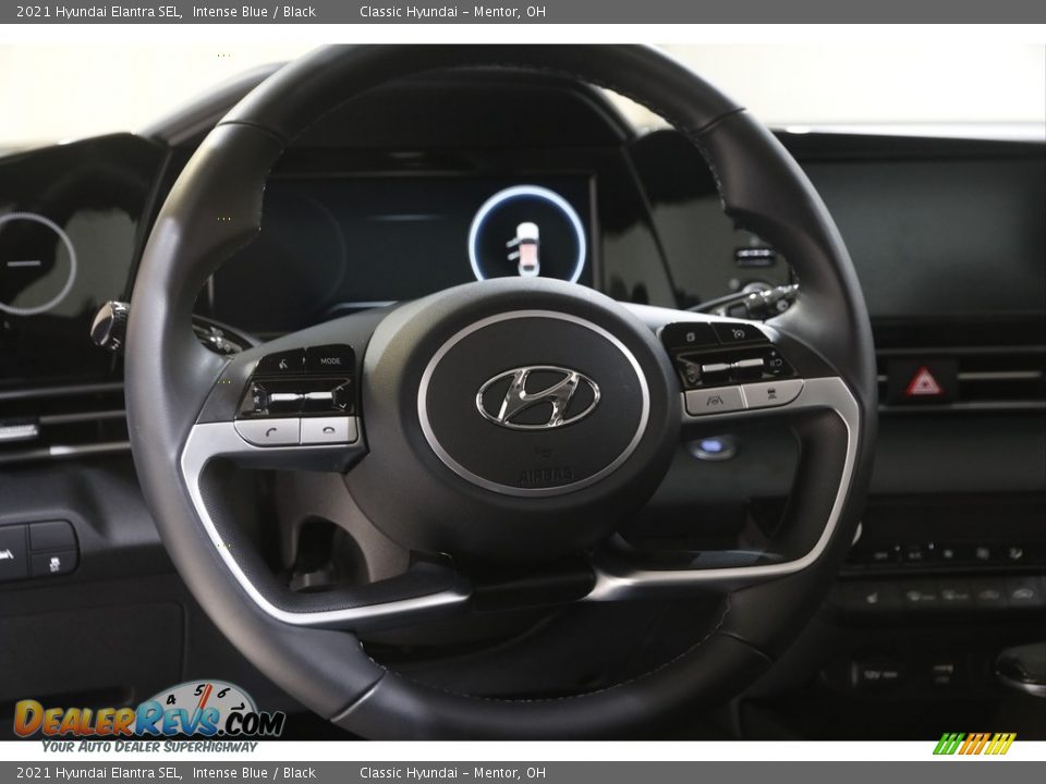 2021 Hyundai Elantra SEL Intense Blue / Black Photo #7