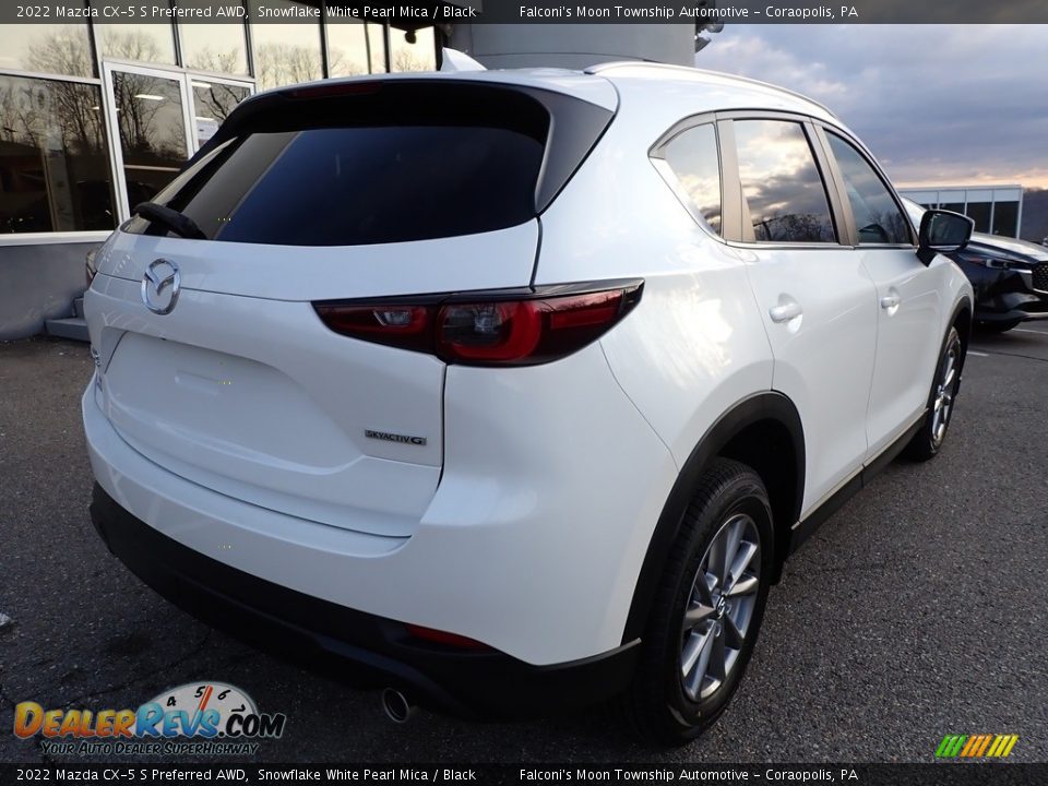 2022 Mazda CX-5 S Preferred AWD Snowflake White Pearl Mica / Black Photo #2