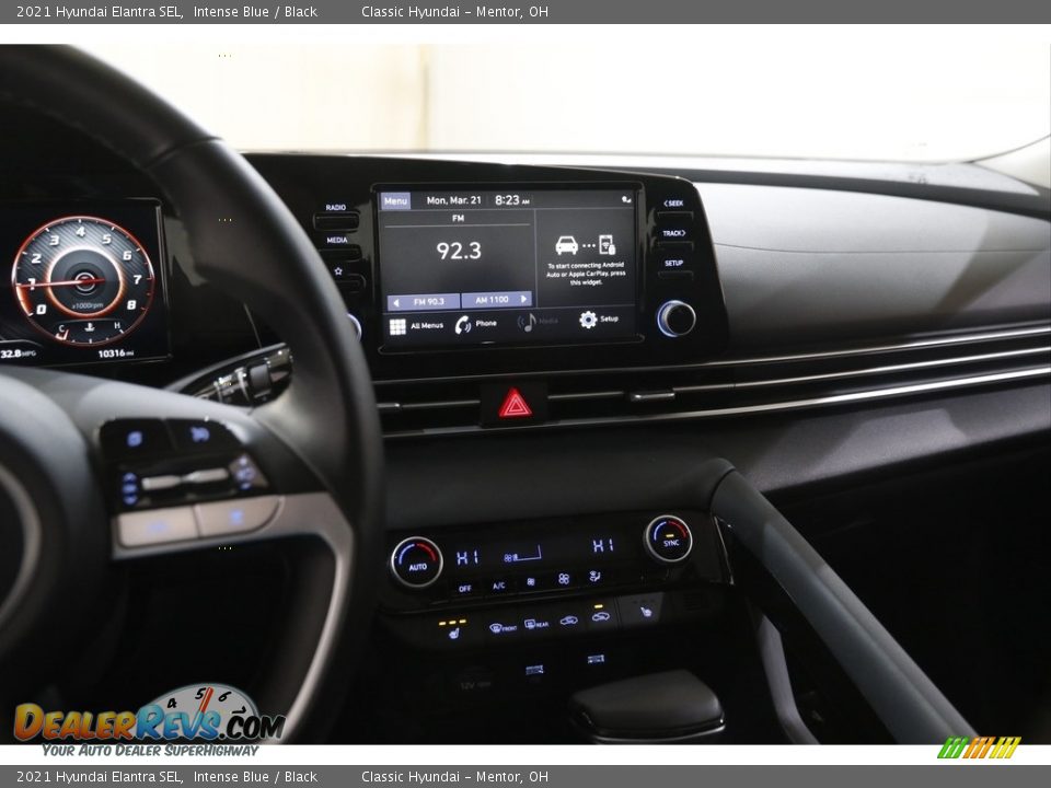2021 Hyundai Elantra SEL Intense Blue / Black Photo #9