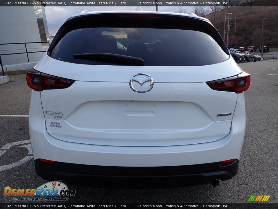 2022 Mazda CX-5 S Preferred AWD Snowflake White Pearl Mica / Black Photo #3