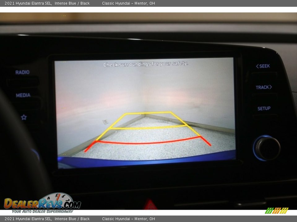 2021 Hyundai Elantra SEL Intense Blue / Black Photo #11