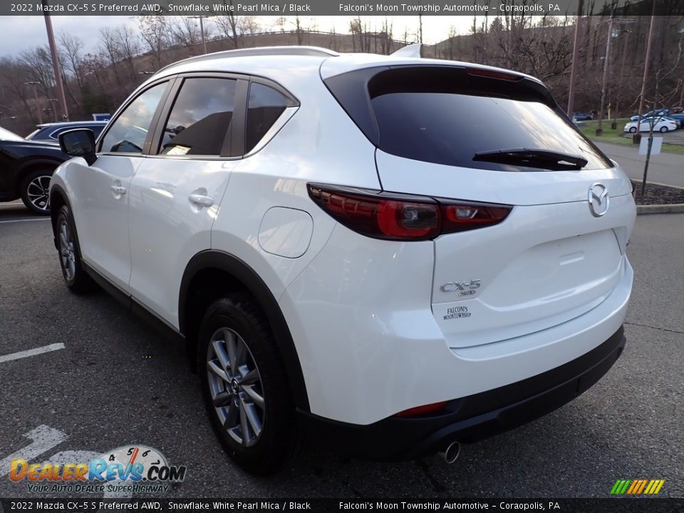 2022 Mazda CX-5 S Preferred AWD Snowflake White Pearl Mica / Black Photo #5