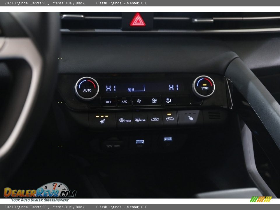 2021 Hyundai Elantra SEL Intense Blue / Black Photo #12