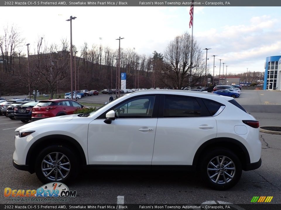 Snowflake White Pearl Mica 2022 Mazda CX-5 S Preferred AWD Photo #6