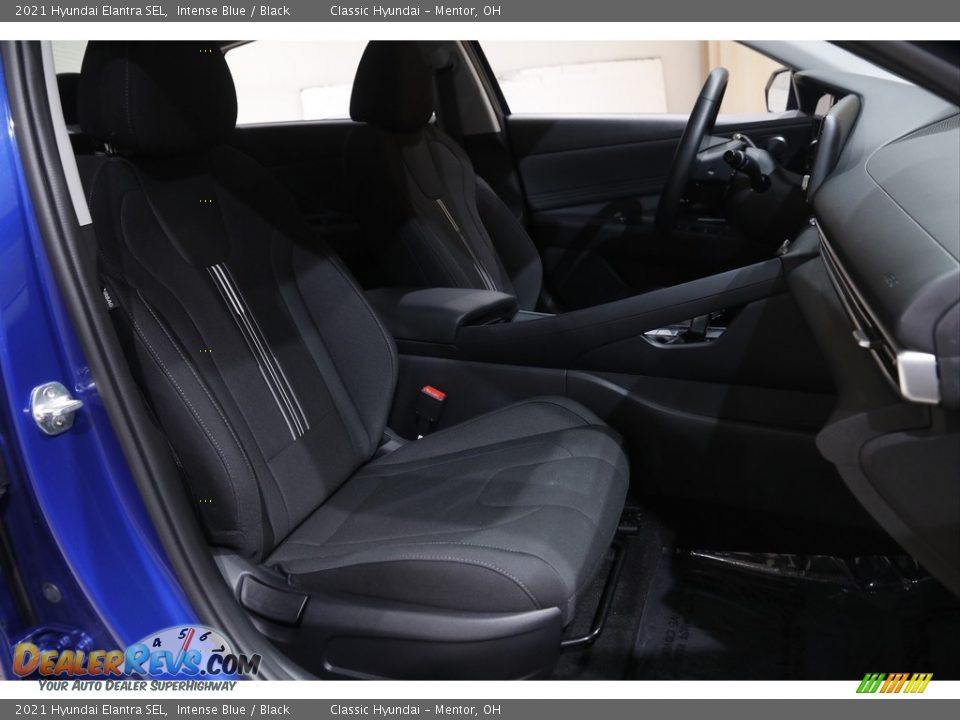 2021 Hyundai Elantra SEL Intense Blue / Black Photo #14