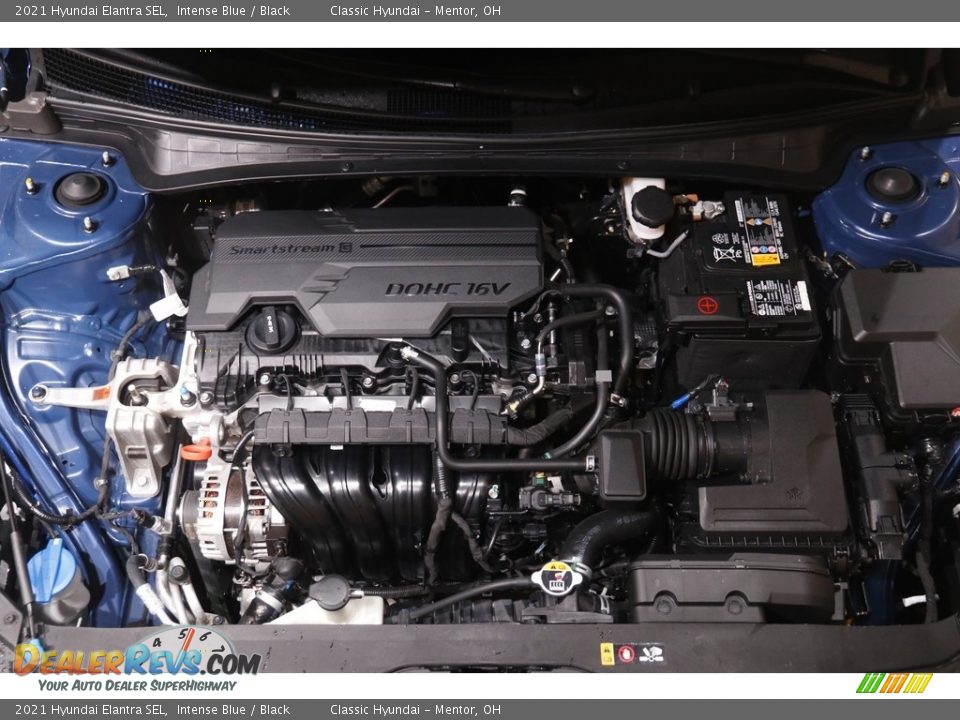 2021 Hyundai Elantra SEL Intense Blue / Black Photo #18