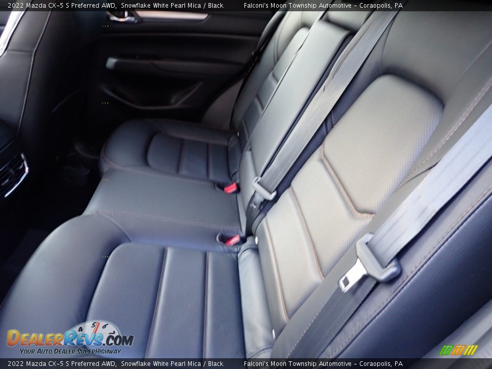 Rear Seat of 2022 Mazda CX-5 S Preferred AWD Photo #12